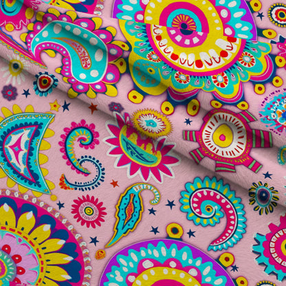 Fiesta Blooms Pattern 8 Minky Fabric