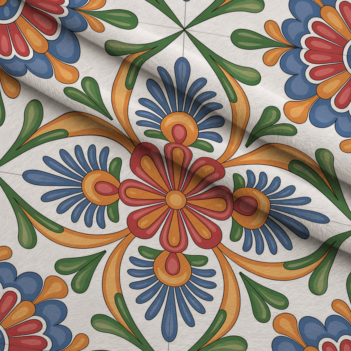 Fiesta Tiles Pattern 1 Minky Fabric