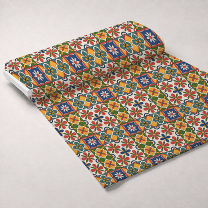 Fiesta Tiles Pattern 14 Minky Fabric