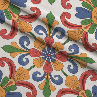 Fiesta Tiles Pattern 2 Minky Fabric