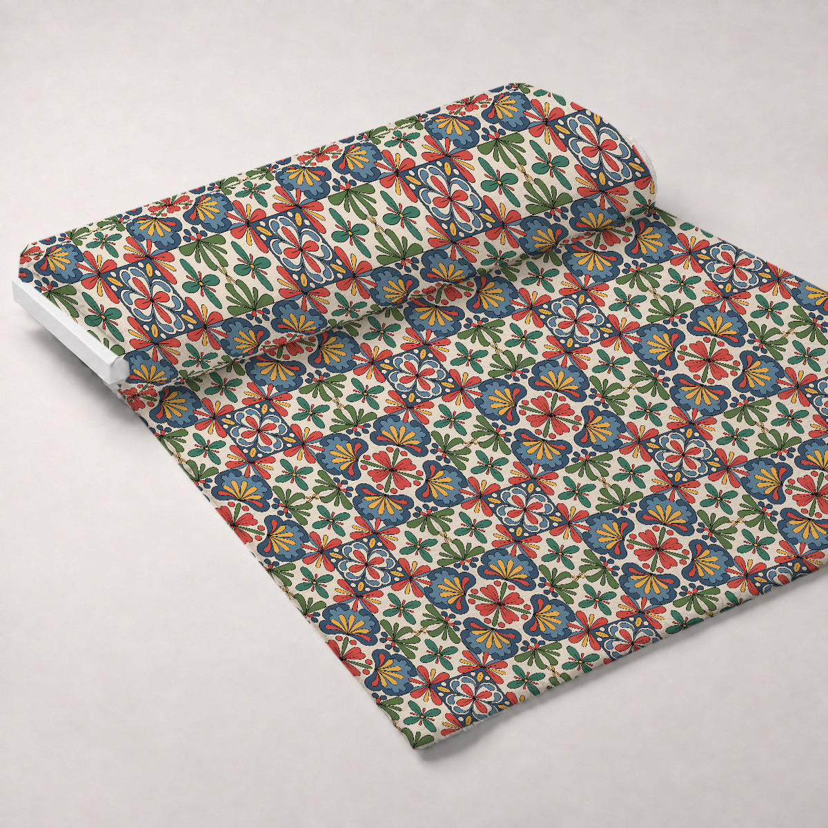 Fiesta Tiles Pattern 20 Minky Fabric