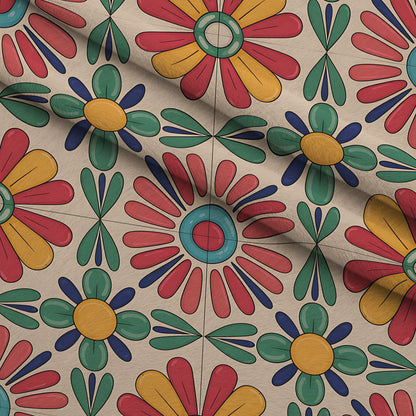 Fiesta Tiles Pattern 23 Minky Fabric
