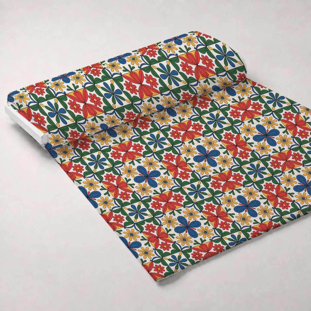Fiesta Tiles Pattern 24 Minky Fabric