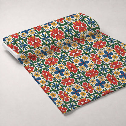 Fiesta Tiles Pattern 24 Minky Fabric