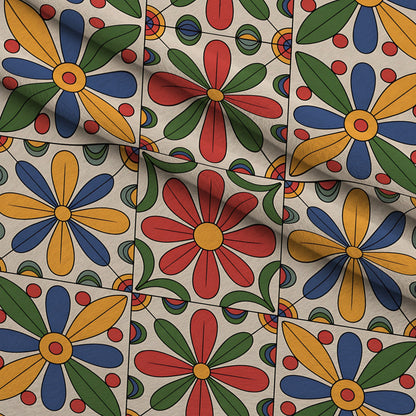 Fiesta Tiles Pattern 26 Minky Fabric