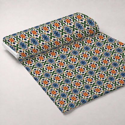 Fiesta Tiles Pattern 27 Minky Fabric