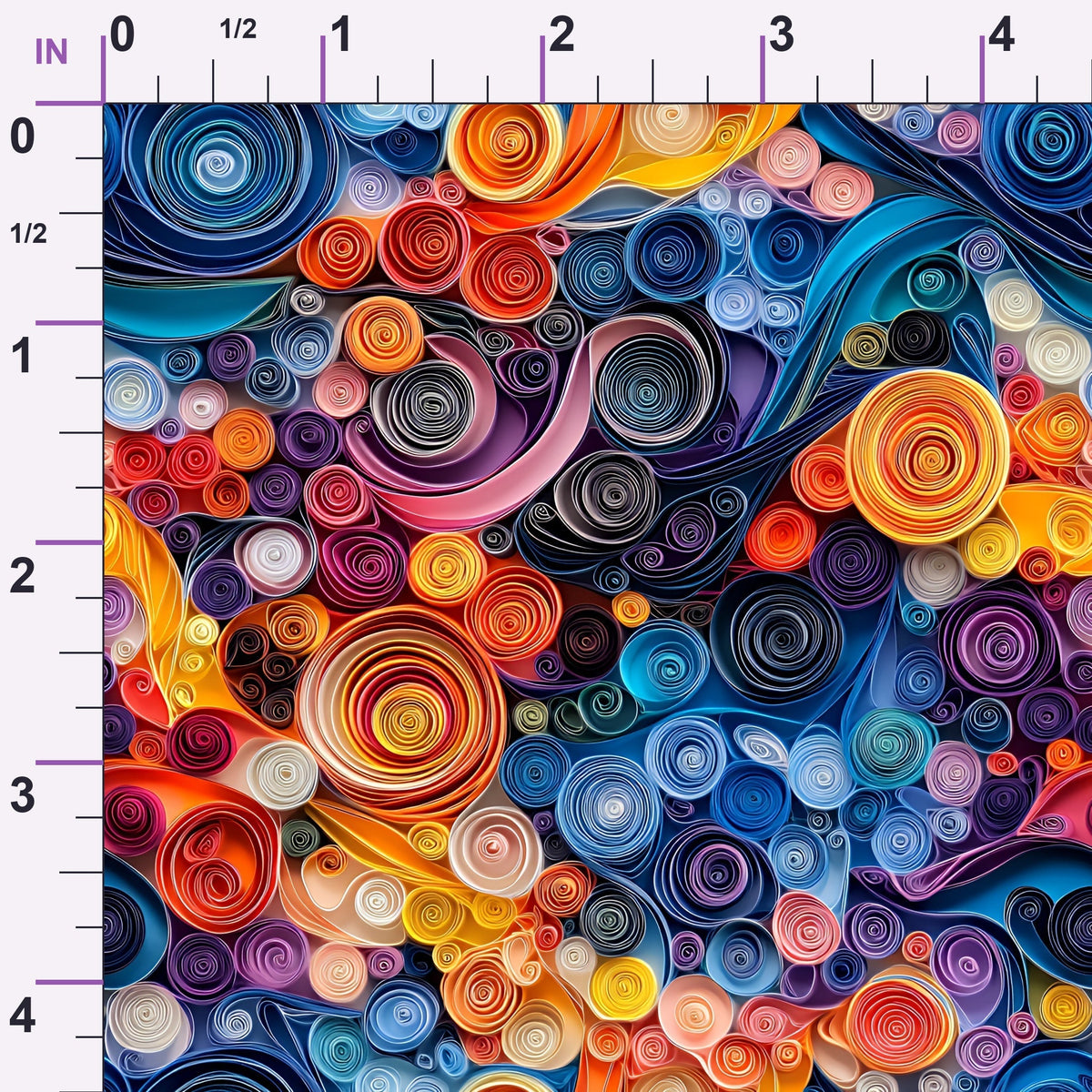 Filigree Blooms Pattern 10 Minky Fabric