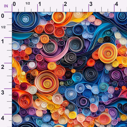 Filigree Blooms Pattern 10 Minky Fabric