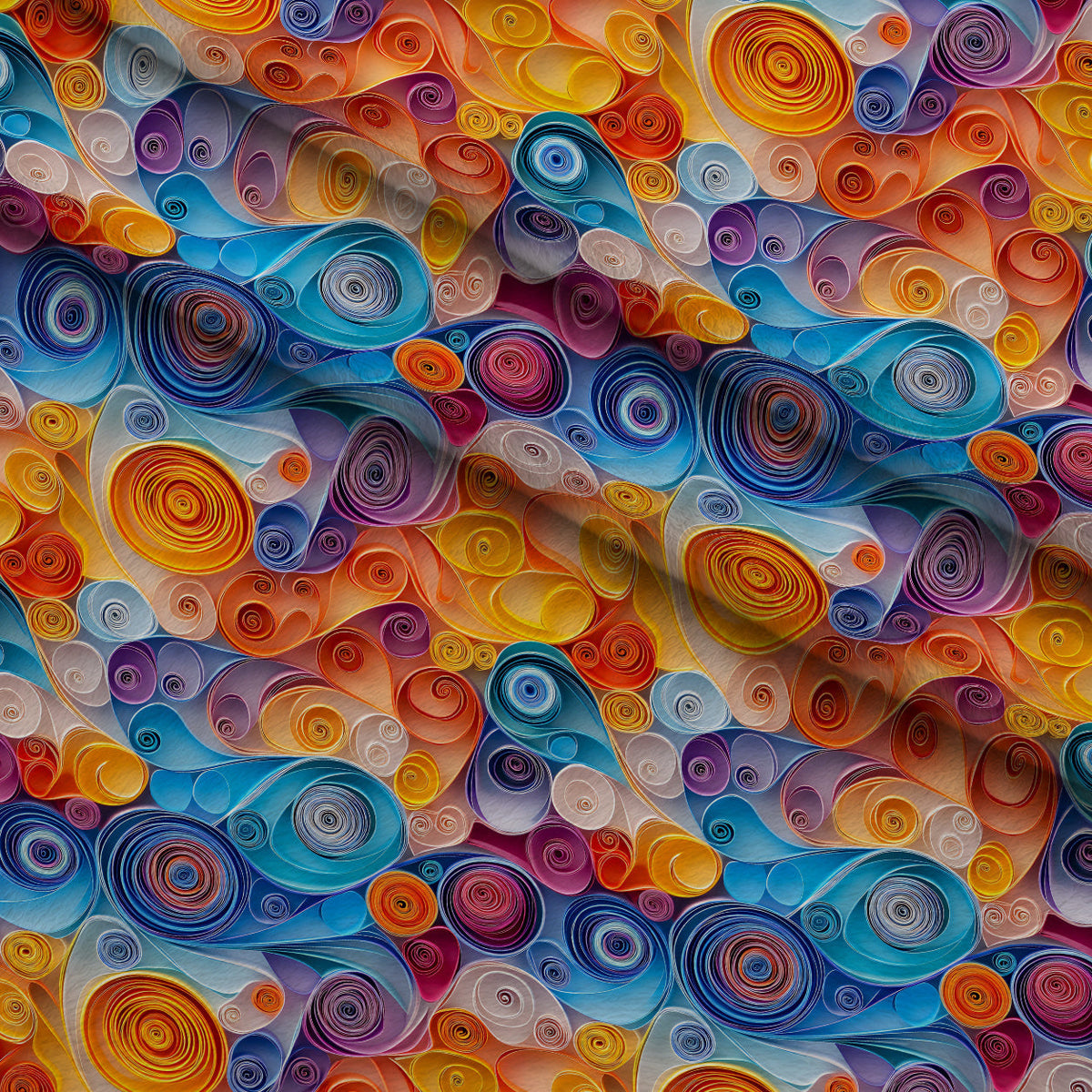 Filigree Blooms Pattern 3 Minky Fabric