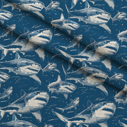 Fin Patrol Pattern 3 Minky Fabric