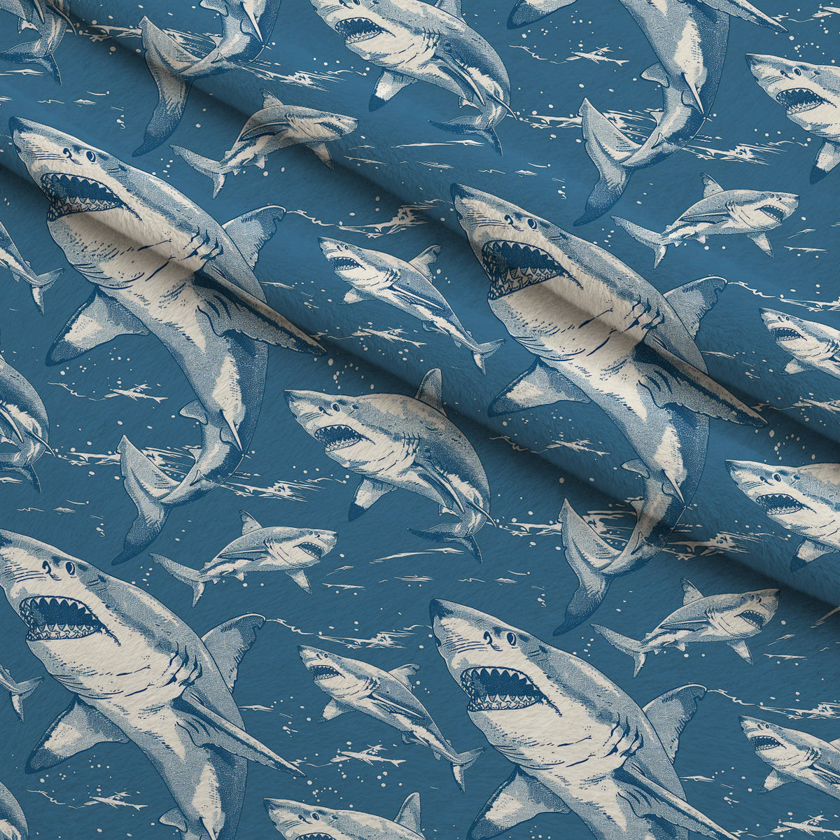 Fin Patrol Pattern 4 Minky Fabric