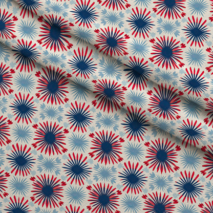 Firecracker Blooms Pattern 20 Minky Fabric