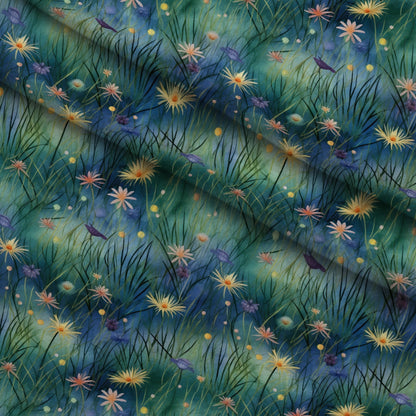 Firefly Fields Pattern 4 Minky Fabric