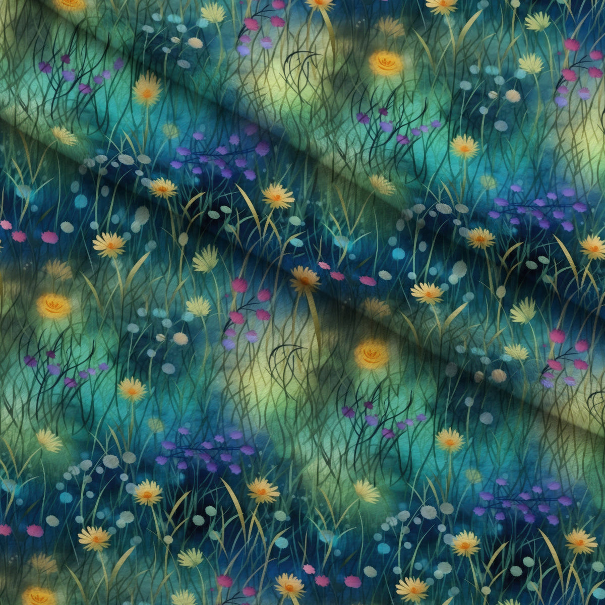 Firefly Fields Pattern 8 Minky Fabric