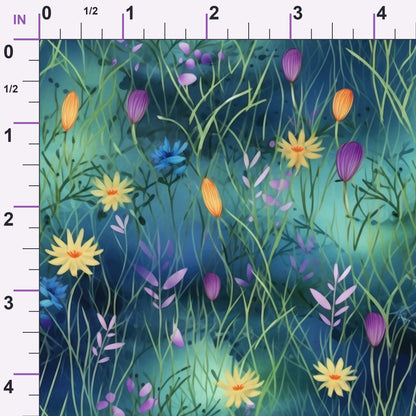 Firefly Fields Pattern 9 Minky Fabric