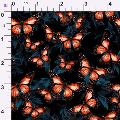 Flutter Garden Pattern 4 Minky Fabric