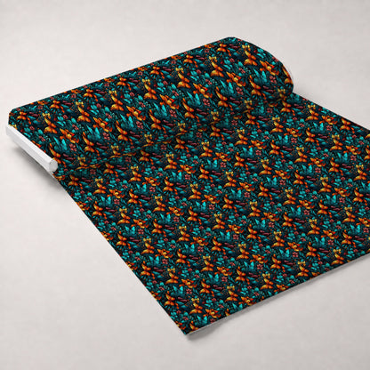 Flutter Garden Pattern 8 Minky Fabric