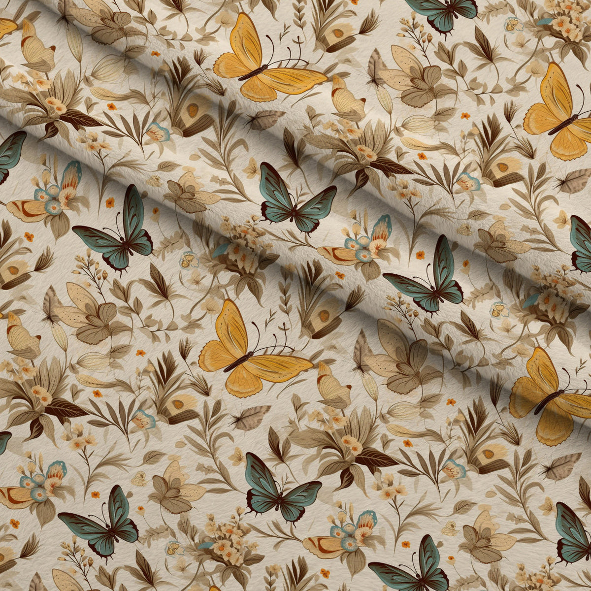 Flutter Garden Pattern 9 Minky Fabric