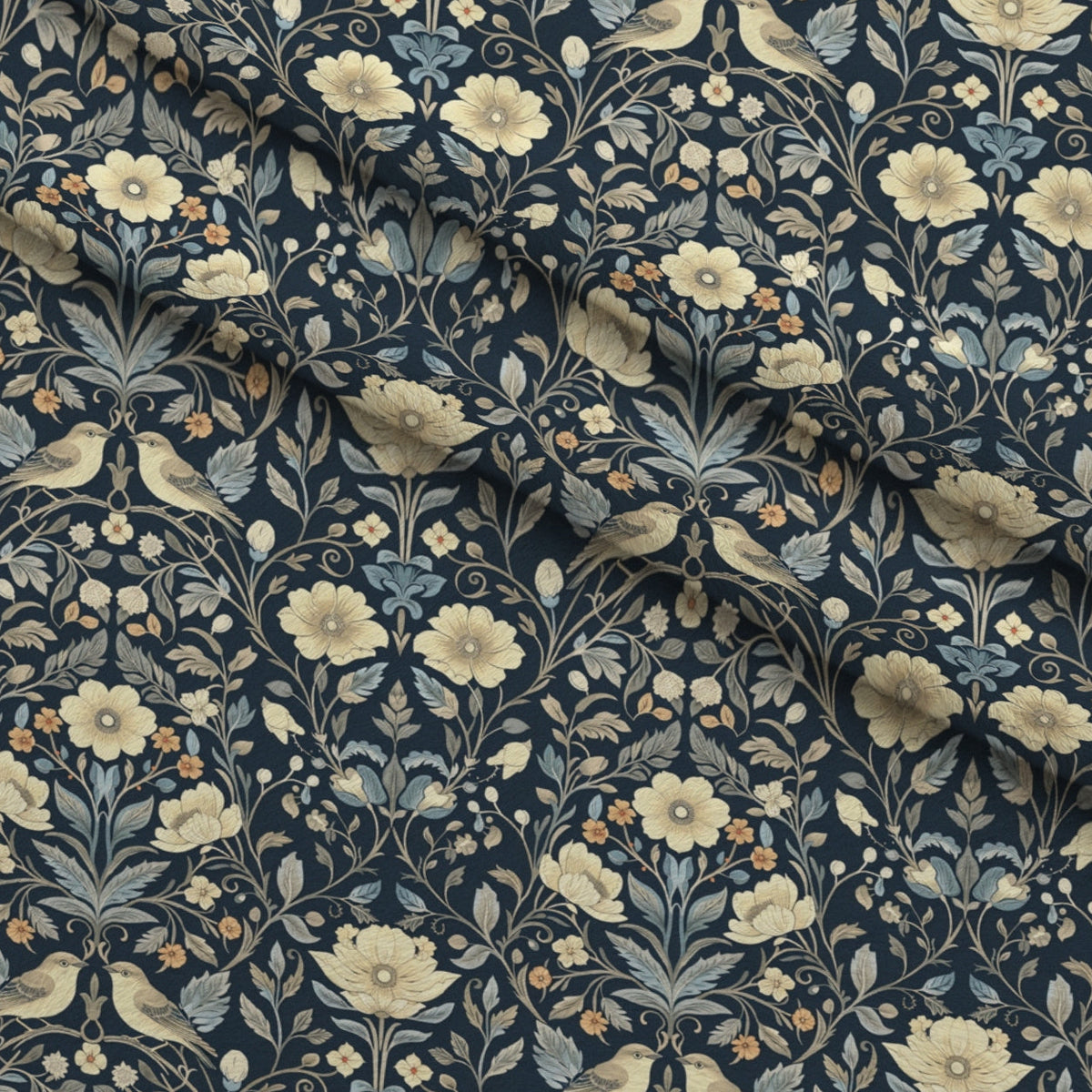 Folklore Blooms Pattern 1 Minky Fabric