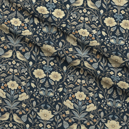 Folklore Blooms Pattern 1 Minky Fabric