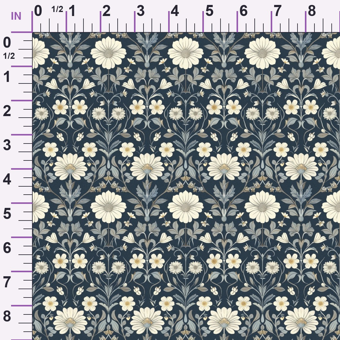 Folklore Blooms Pattern 12 Minky Fabric