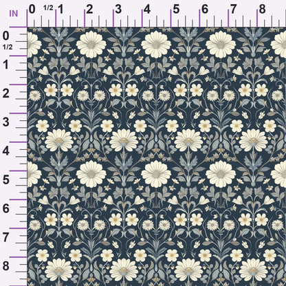 Folklore Blooms Pattern 12 Minky Fabric