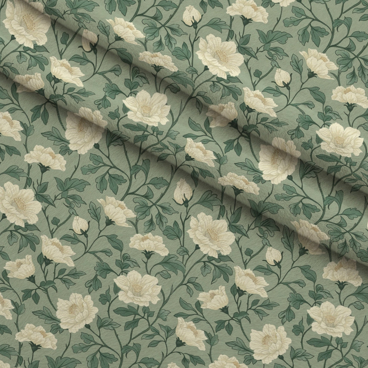 Folklore Blooms Pattern 13 Minky Fabric