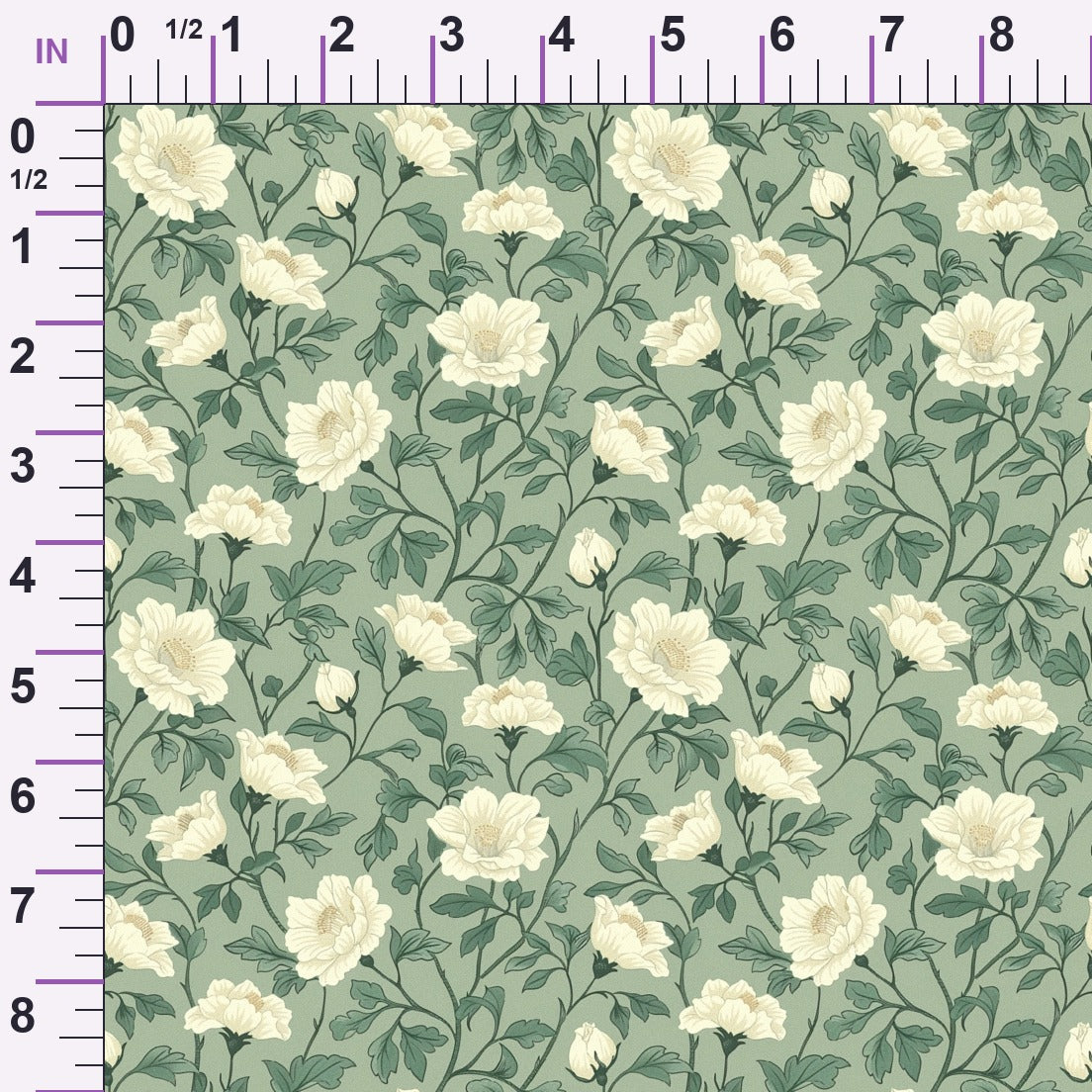 Folklore Blooms Pattern 13 Minky Fabric