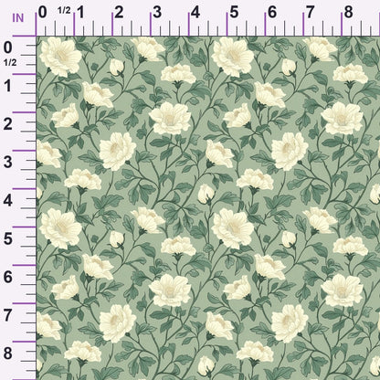 Folklore Blooms Pattern 13 Minky Fabric