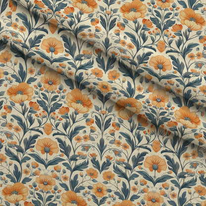 Folklore Blooms Pattern 14 Minky Fabric