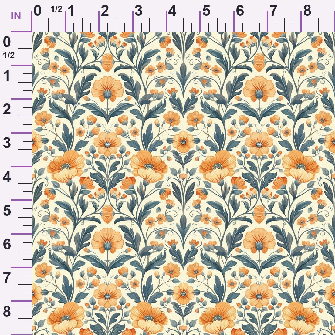Folklore Blooms Pattern 14 Minky Fabric