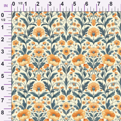 Folklore Blooms Pattern 14 Minky Fabric