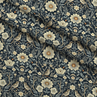 Folklore Blooms Pattern 17 Minky Fabric