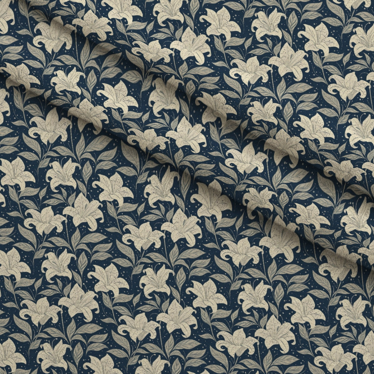 Folklore Blooms Pattern 18 Minky Fabric