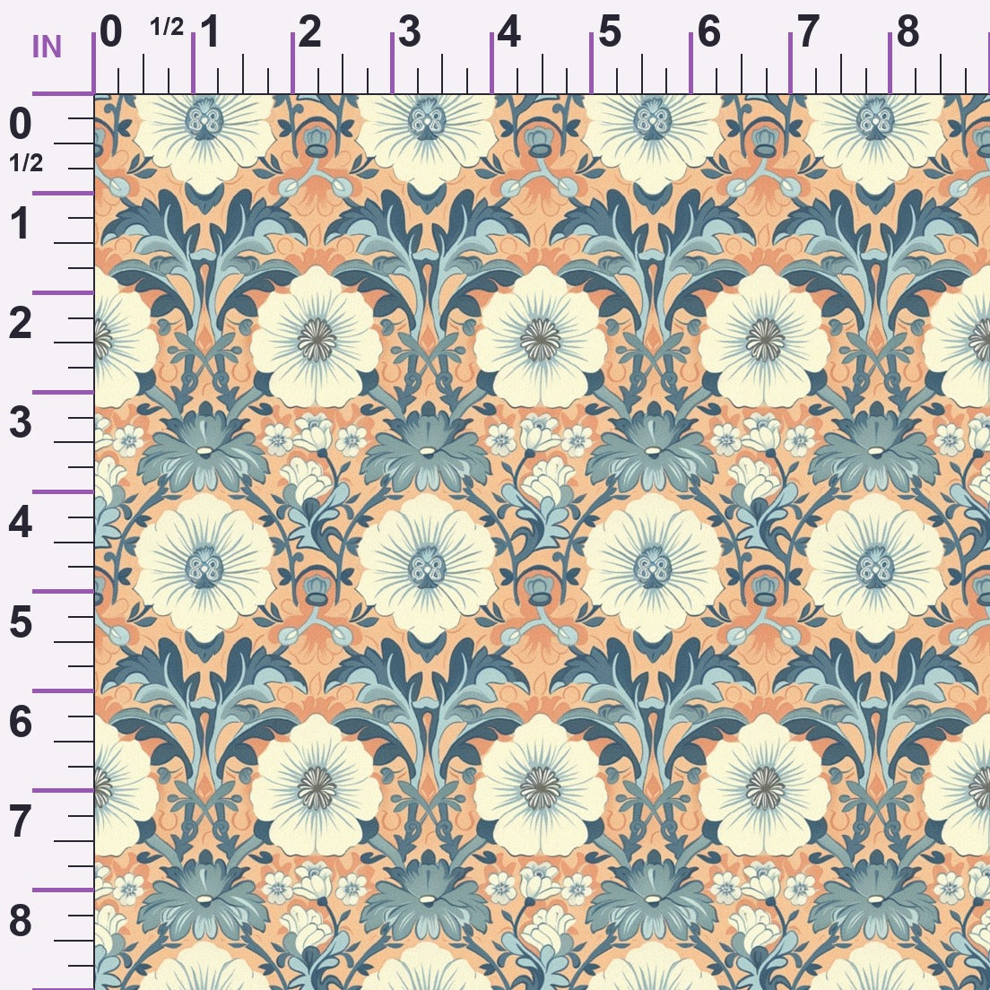Folklore Blooms Pattern 19 Minky Fabric