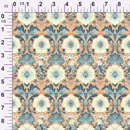 Folklore Blooms Pattern 19 Minky Fabric