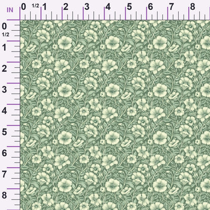 Folklore Blooms Pattern 2 Minky Fabric