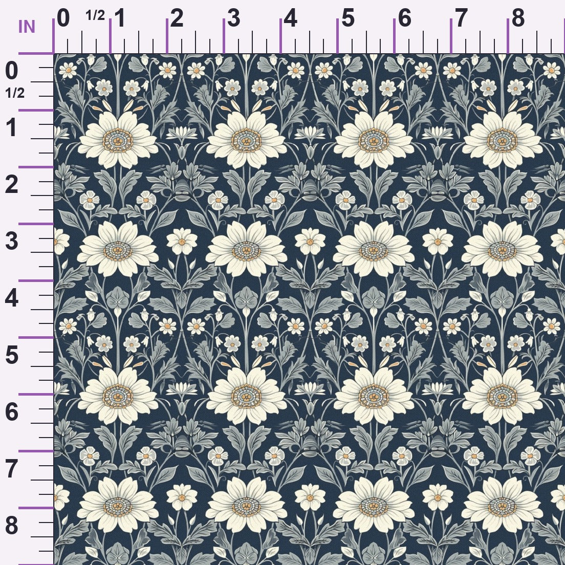 Folklore Blooms Pattern 20 Minky Fabric