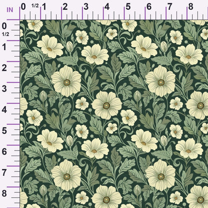 Folklore Blooms Pattern 3 Minky Fabric