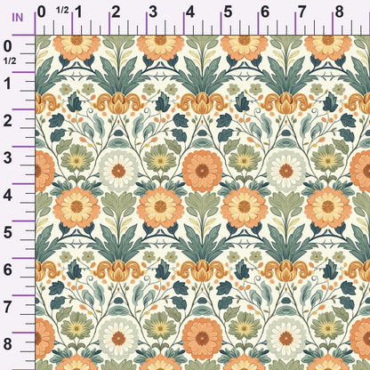 Folklore Blooms Pattern 4 Minky Fabric
