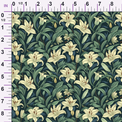 Folklore Blooms Pattern 7 Minky Fabric