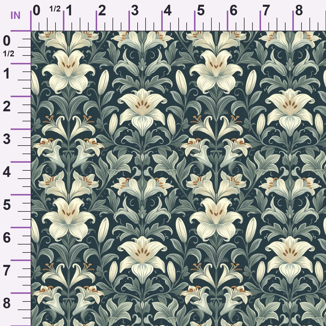 Folklore Blooms Pattern 8 Minky Fabric