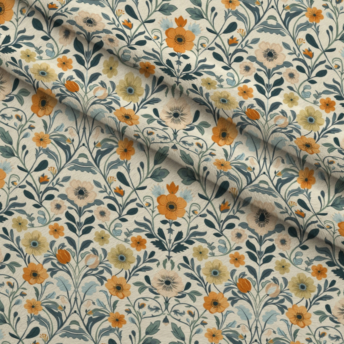 Folklore Blooms Pattern 9 Minky Fabric