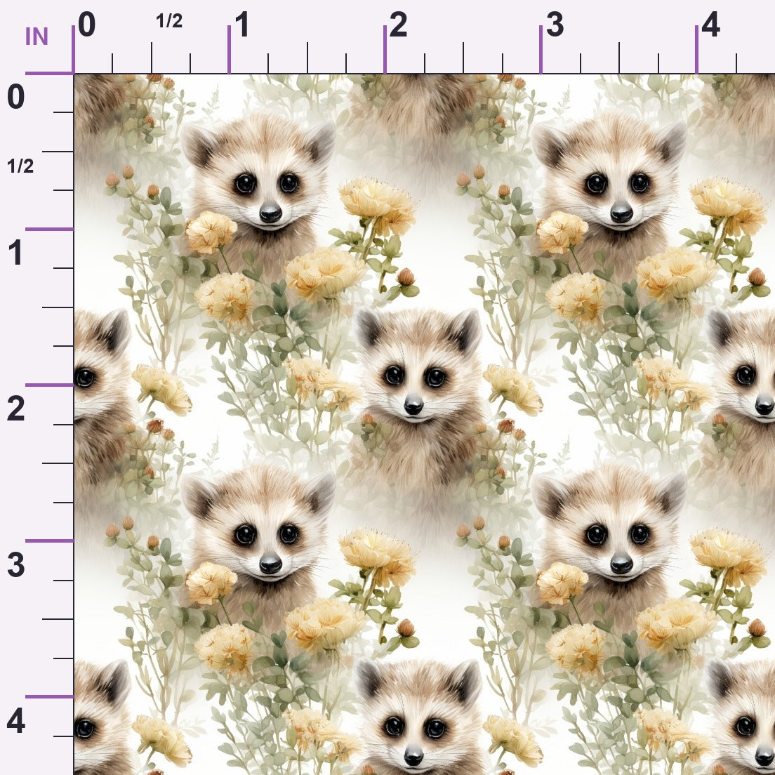 Forest Friends Pattern 10 Minky Fabric