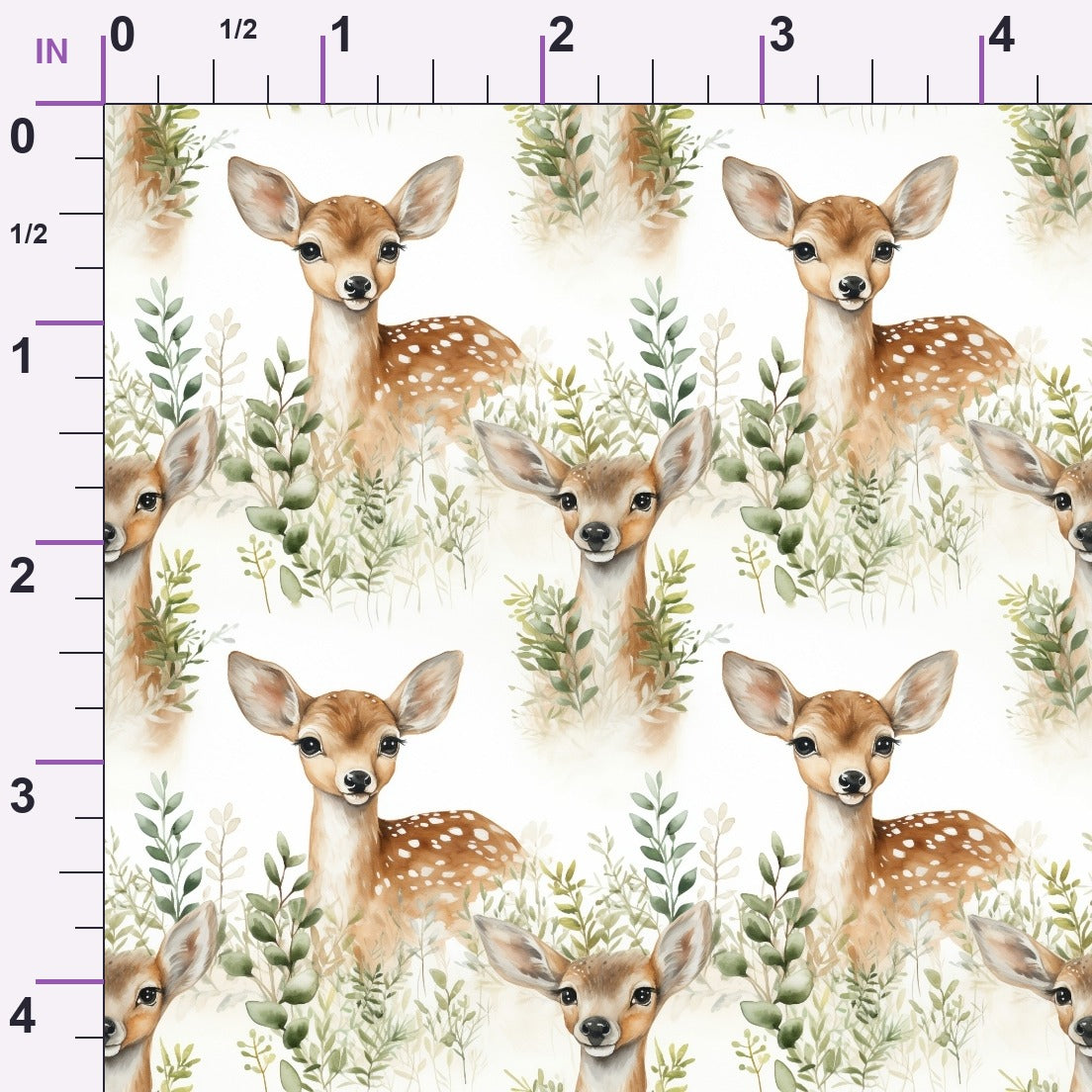 Forest Friends Pattern 5 Minky Fabric