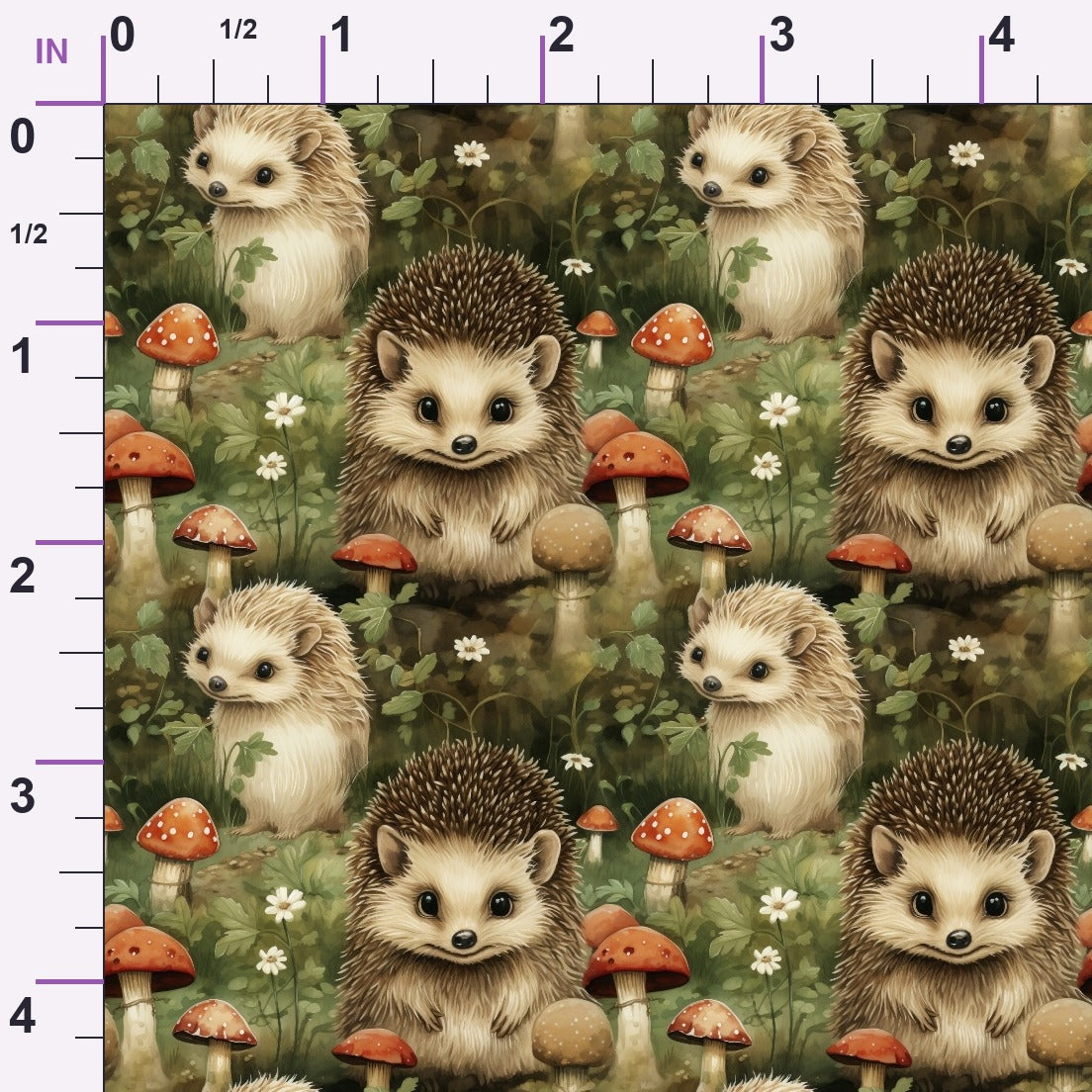 Forest Friends Pattern 8 Minky Fabric