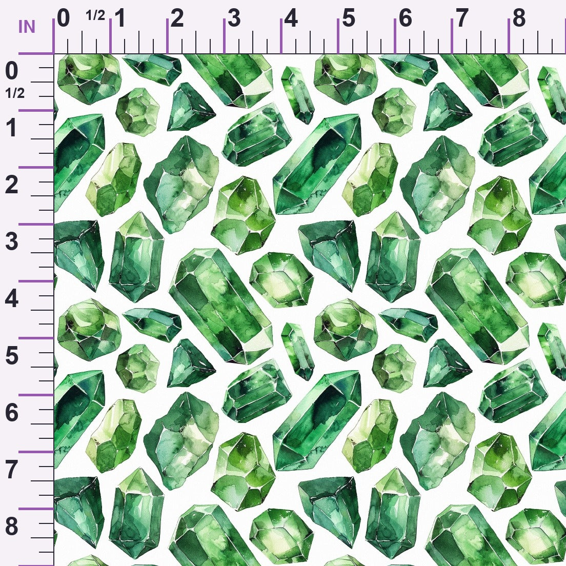 Forest Jewels Pattern 2 Minky Fabric