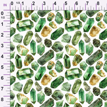Forest Jewels Pattern 7 Minky Fabric