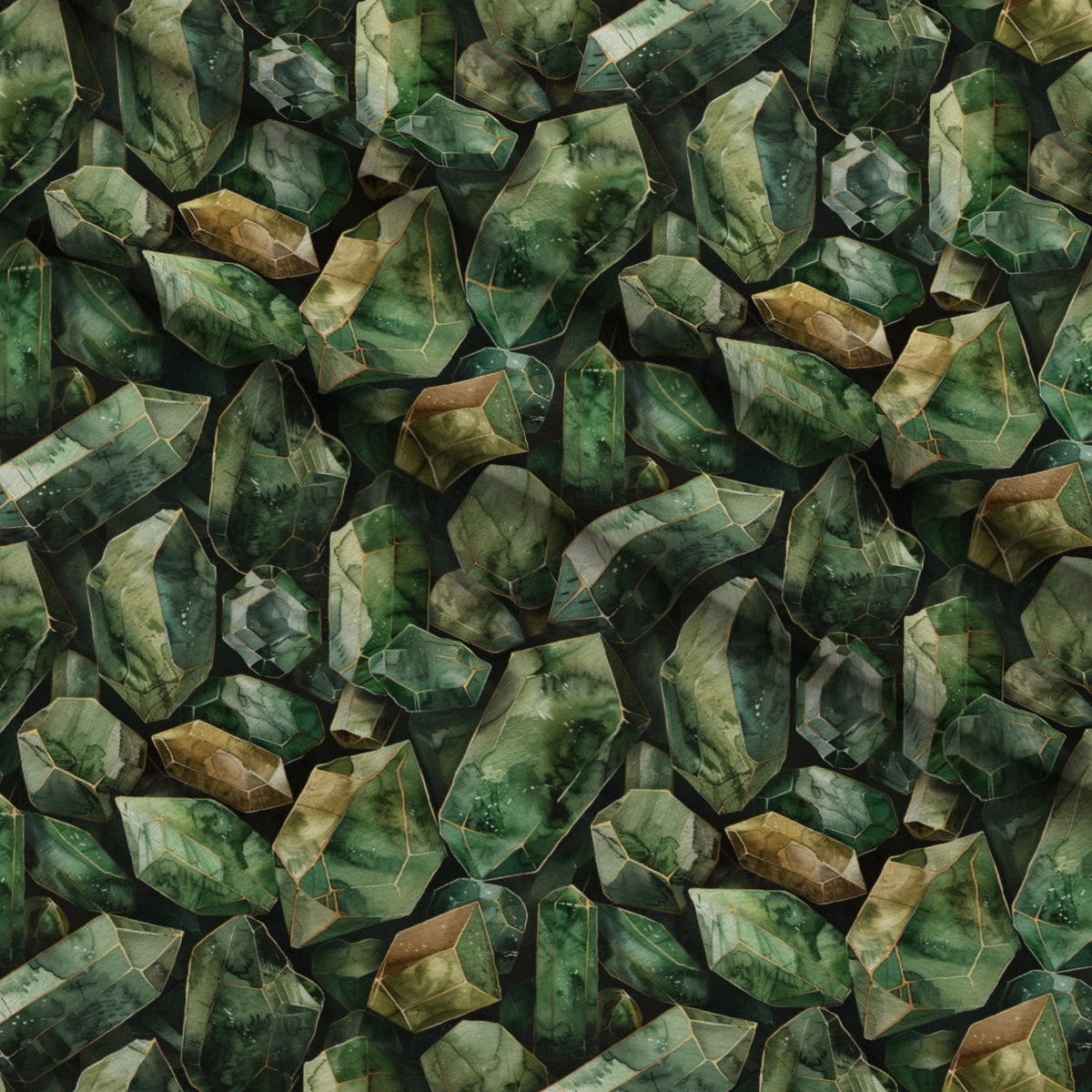 Forest Jewels Pattern 8 Minky Fabric