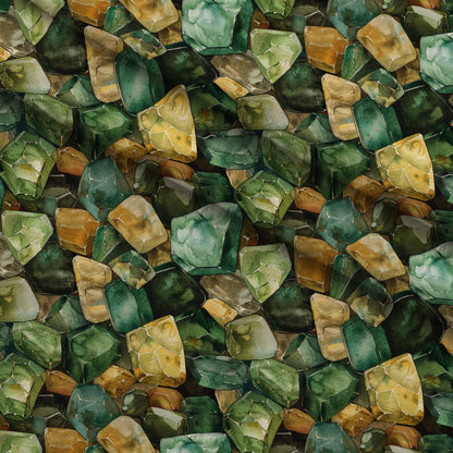 Forest Jewels Pattern 9 Minky Fabric